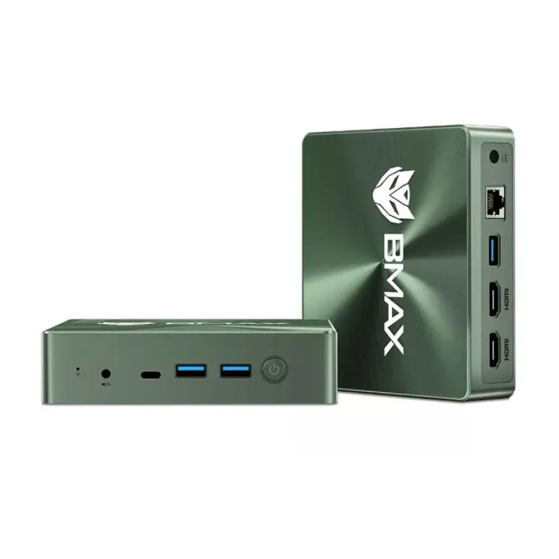 Mini Pc de bureau BMAX B6 PLUS / i3-1000NG4 / 12 Go / 512 Go SSD / Windows 11 / Vert