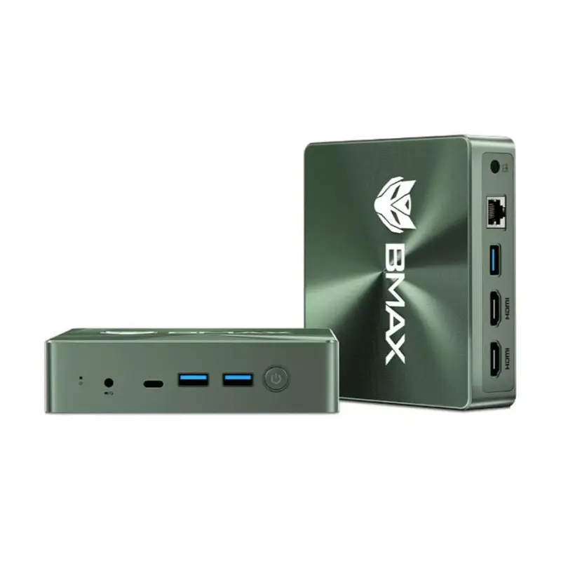 Mini Pc de bureau BMAX B6 POWER / i7-1060NG7 / 16 Go / 1 To SSD / Windows 11 / Vert Avec Écran Gaming LG 24 » Full HD IPS 180 Hz