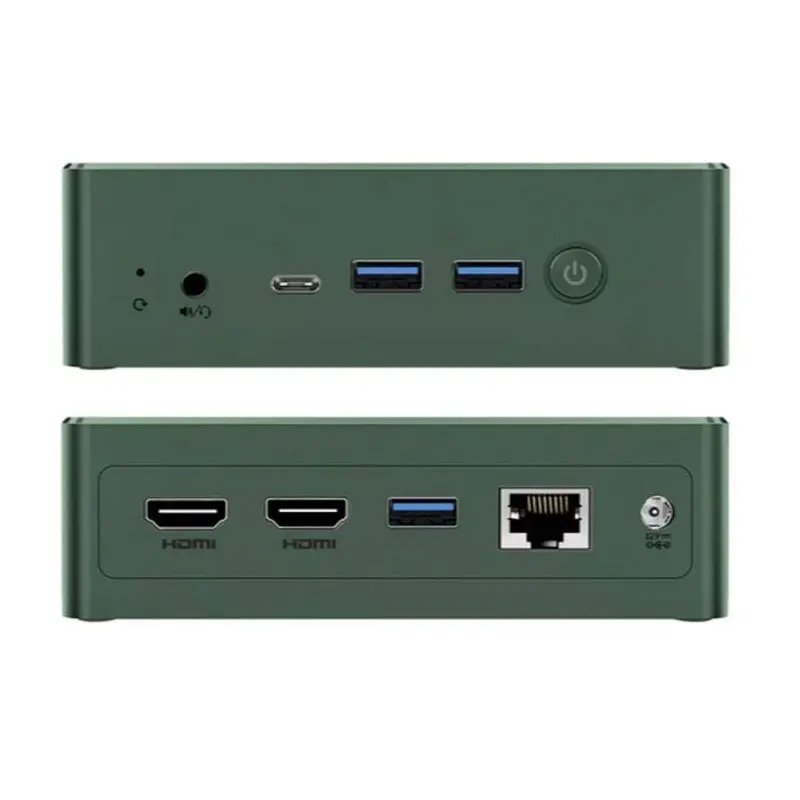 Mini Pc de bureau BMAX B6 POWER / i7-1060NG7 / 16 Go / 1 To SSD / Windows 11 / Vert Avec Écran Gaming LG 24 » Full HD IPS 180 Hz