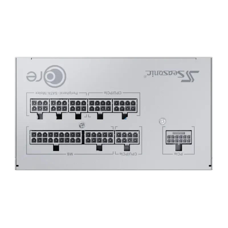 Boîte d&rsquo;alimentation ATX Seasonic Core GX V2 2024 – 850W (Blanc)