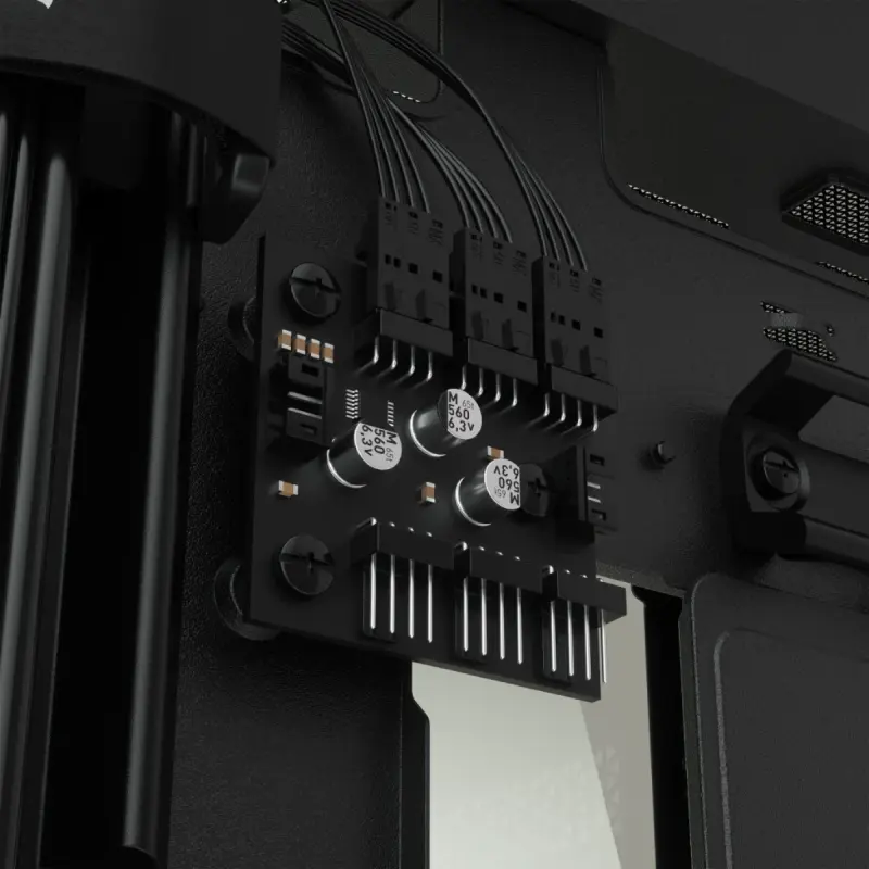 Boîtier Gamer Corsair iCUE 5000X RGB ATX Moyen-Tour / Noir