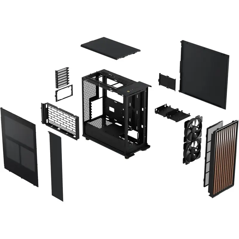 Boîtier Gamer Moyen Tour Fractal Design North / ATX / Noir