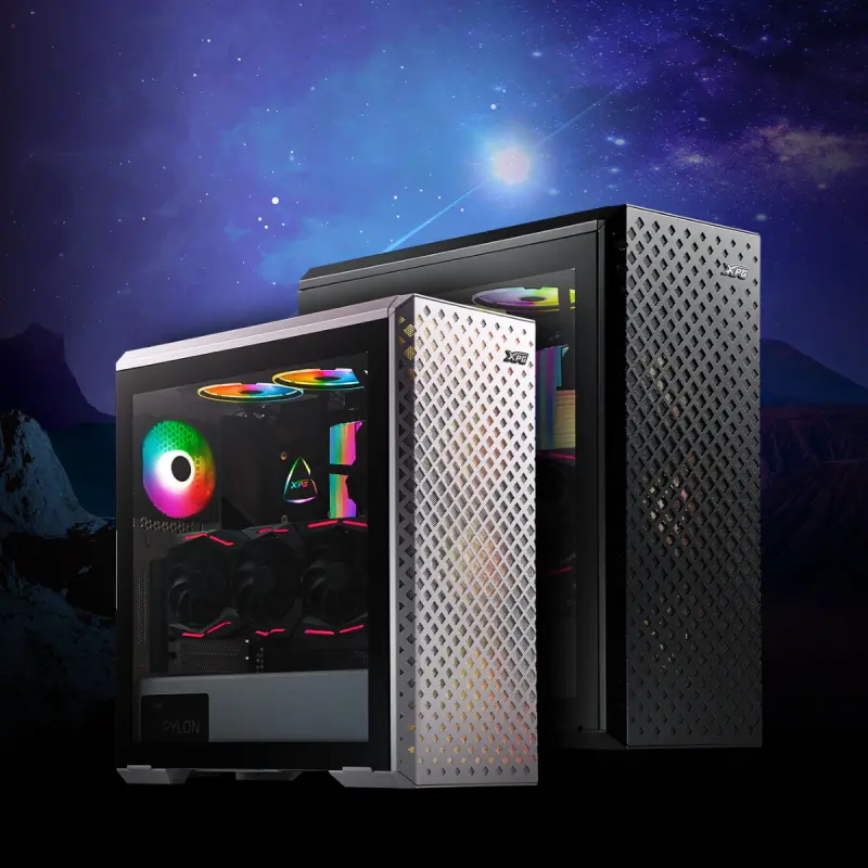 Boîtier Gamer XPG DEFENDER PRO ATX MID-TOWER RGB / Blanc