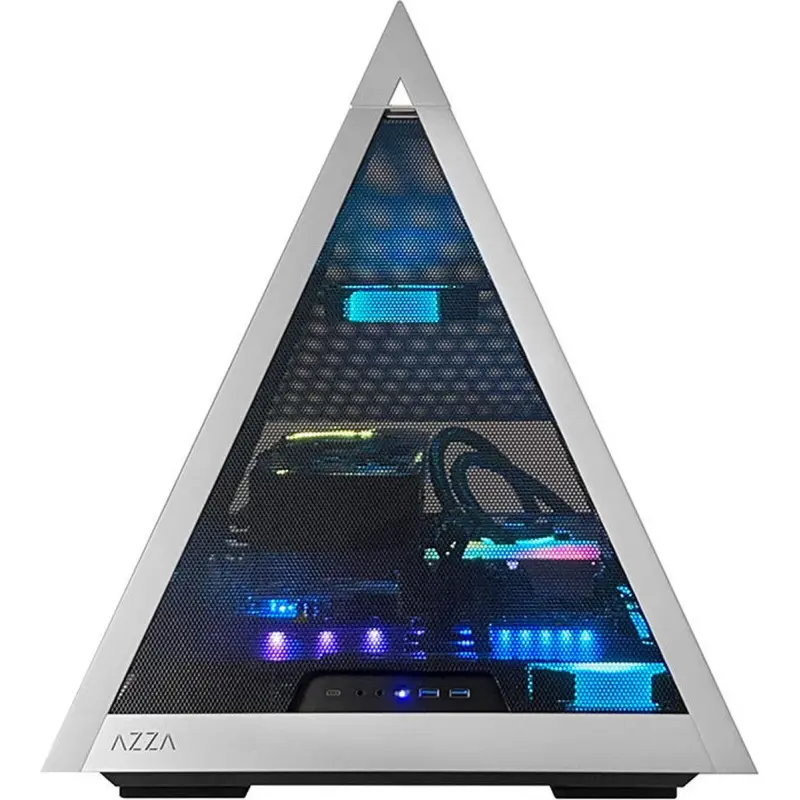 Boîtier Gaming Azza PYRAMID Mesh / ATX / Métal / Noir