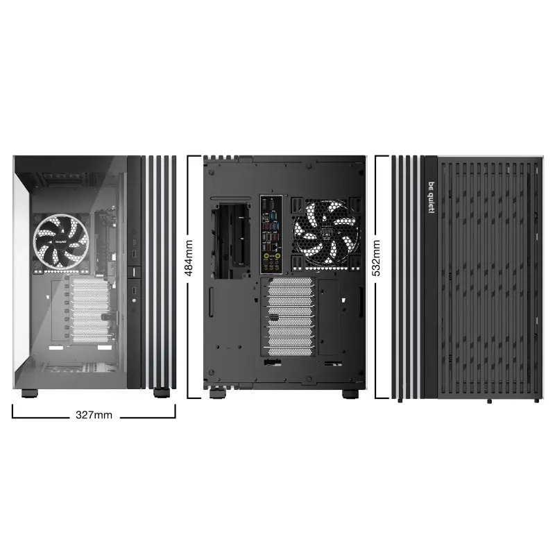 Boîtier Gaming Full Tower be quiet! LIGHT BASE 900 FX / E-ATX / ARGB / Noir