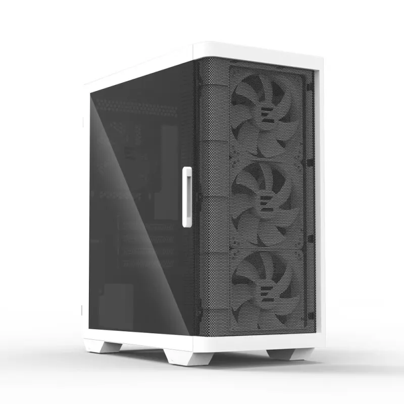 Boîtier Gaming Mini Tour Zalman M4 Micro ATX / RGB / Avec panneau vitré / Blanc