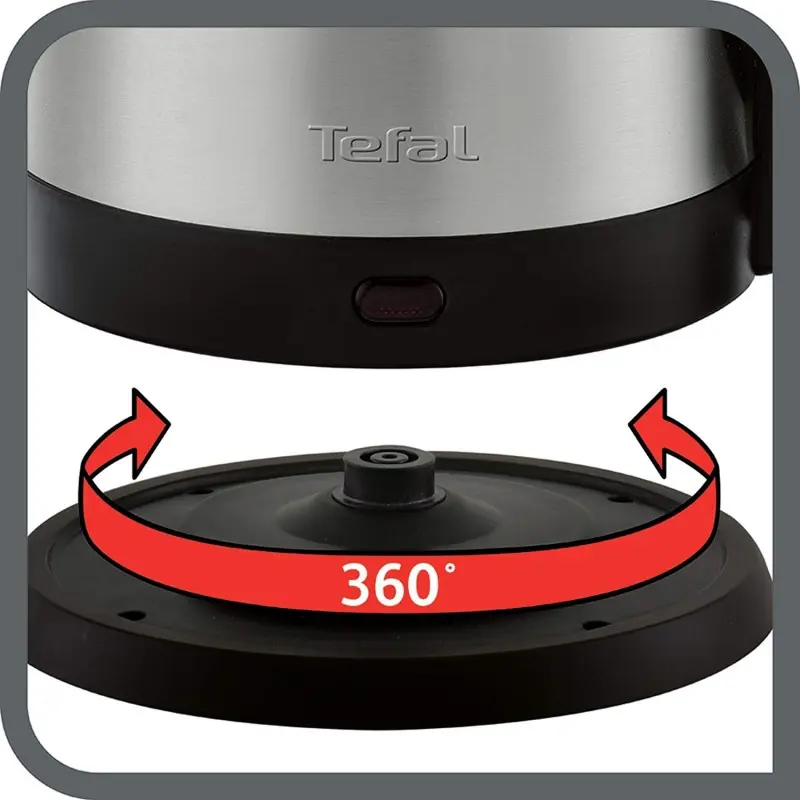 Bouilloire Electrique Tefal Sans Fil 1800W / Inox