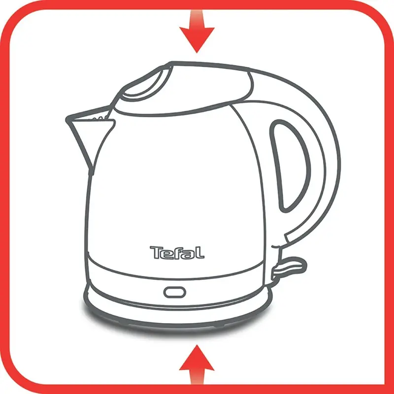 Bouilloire Electrique Tefal Sans Fil 1800W / Inox