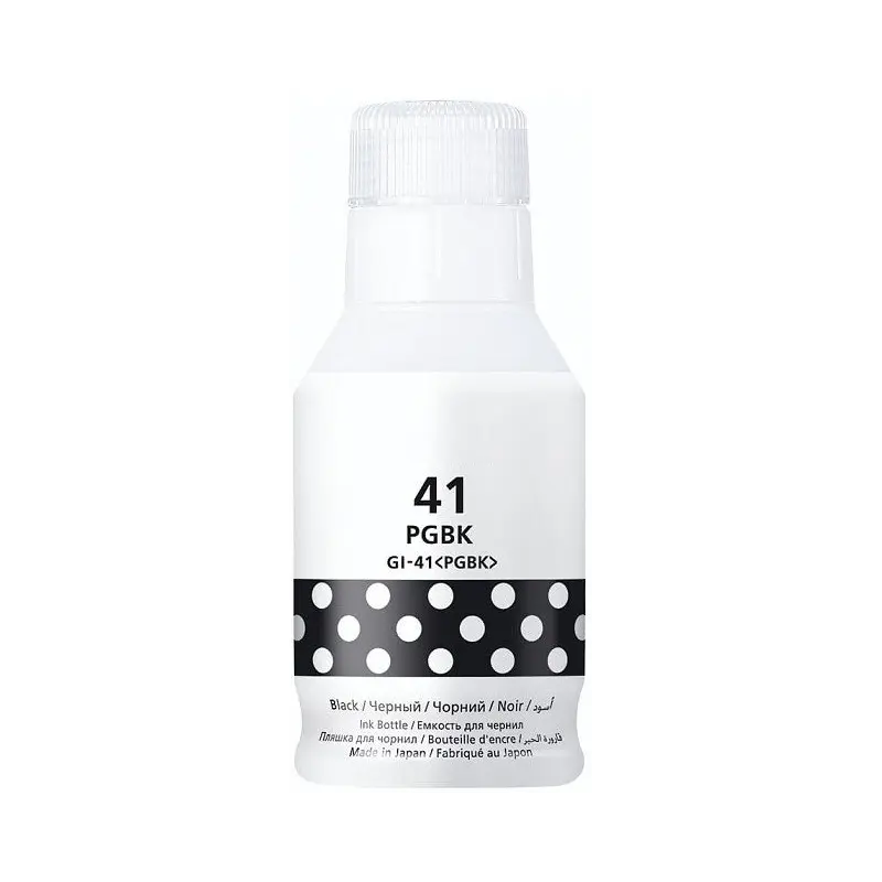 BOUTEILLE D&rsquo;ENCRE ADAPTABLE CANON GI-41BK / 135ML / NOIR