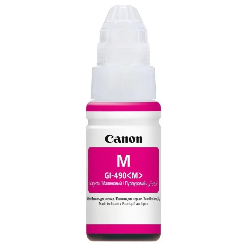 BOUTEILLE D&rsquo;ENCRE ADAPTABLE CANON GI-490 / 70ML / Magenta