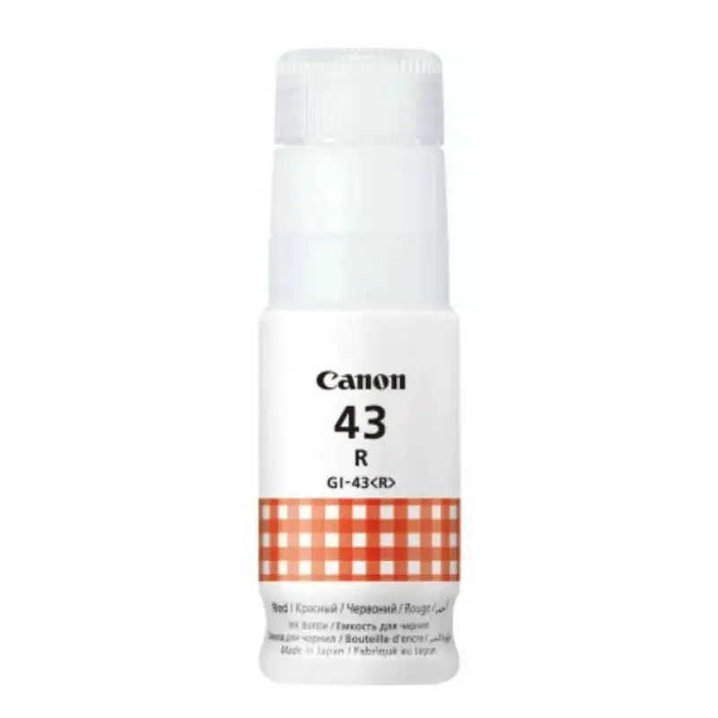 Bouteille d&rsquo;encre Originale Canon GI-43R Rouge 3800 pages