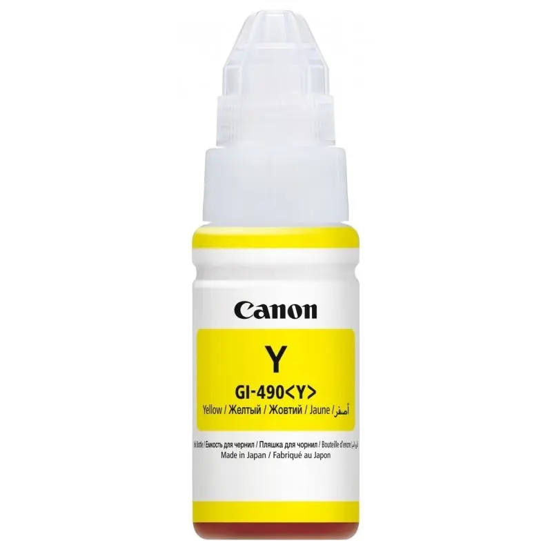 Bouteille d&rsquo;encre Originale Canon GI-490 Yellow 7000 pages