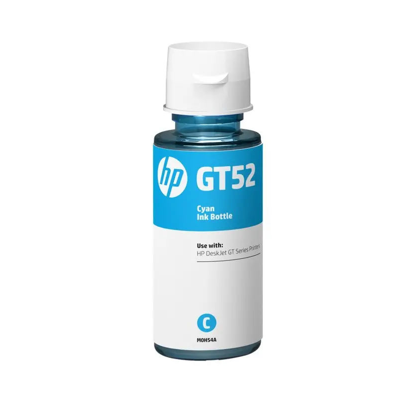 Bouteille d&rsquo;encre Originale HP GT52 / Cyan / 70ml