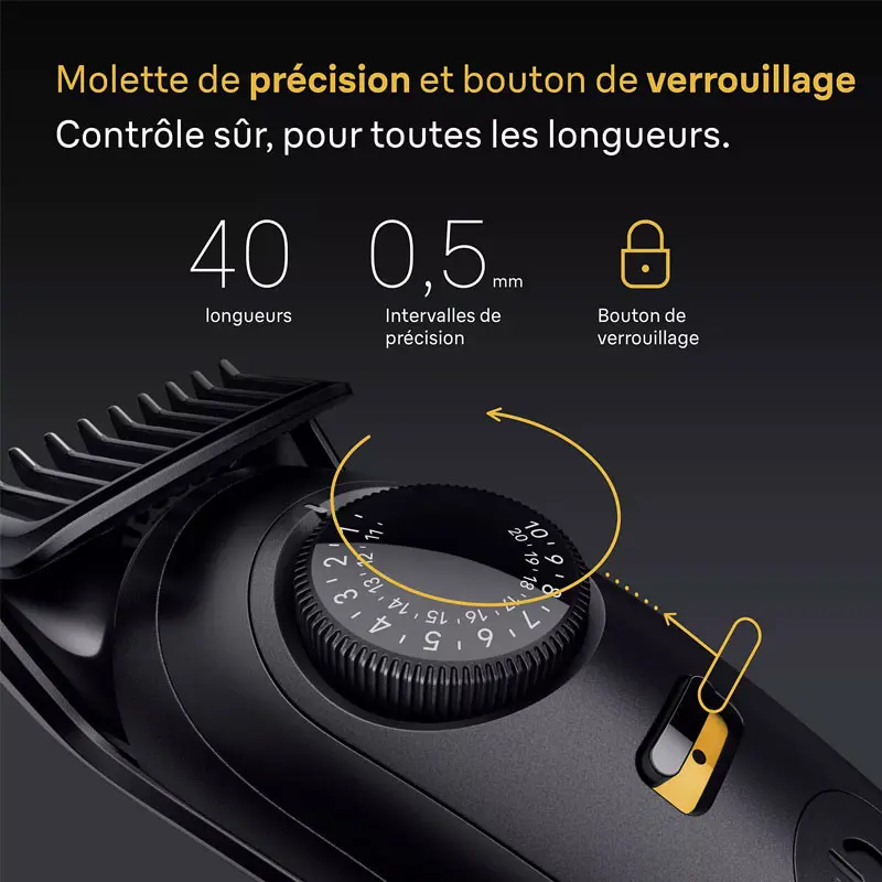 Tondeuse barbe BRAUN 7EN1 / Noir / BT5560