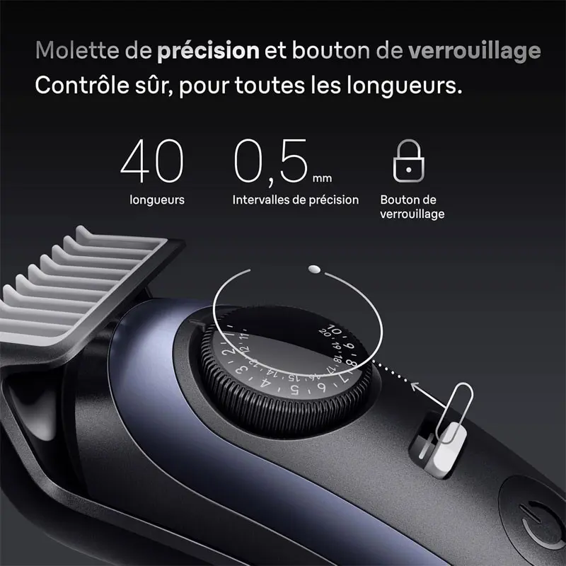 Tondeuse barbe BRAUN 7EN1 / Bleu / BT7520