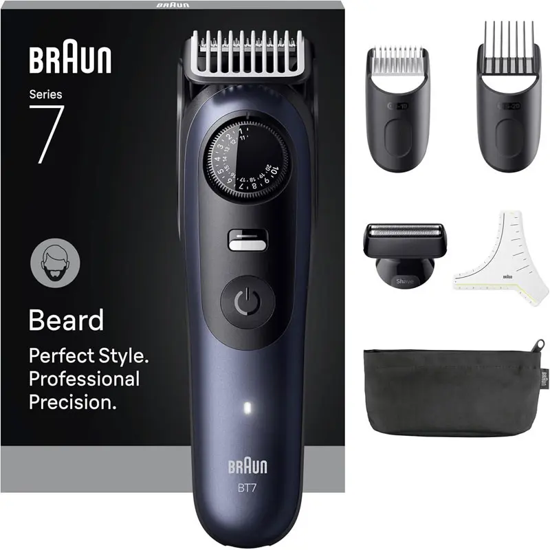 Tondeuse barbe BRAUN 7EN1 / Bleu / BT7520