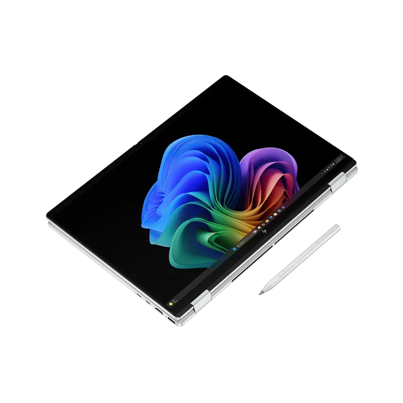 Pc Portable HP OmniBook X Flip 2-in-1 Next Gen AI 16-as0000nk / Ultra 7 258V / 32 Go / 1 To SSD / Windows 11 / Argent