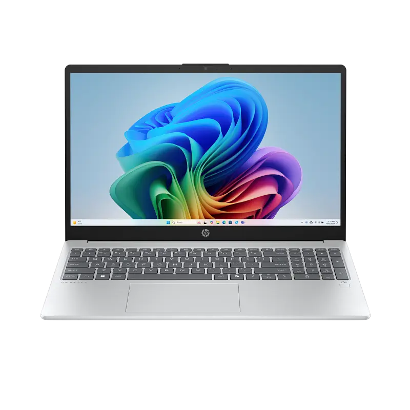 Pc Portable HP OmniBook 3 Laptop Next Gen AI 15-fn0011nk / Ryzen AI 5 340 / 24 Go DDR5 / 512 Go SSD / Windows 11 / Argent