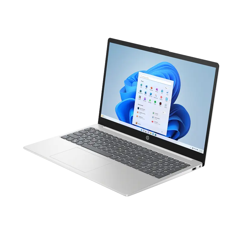 Pc Portable HP 15-fc0092nk / Ryzen 5 7520U / 8 Go / 512 Go SSD / Windows 11 / Blanc