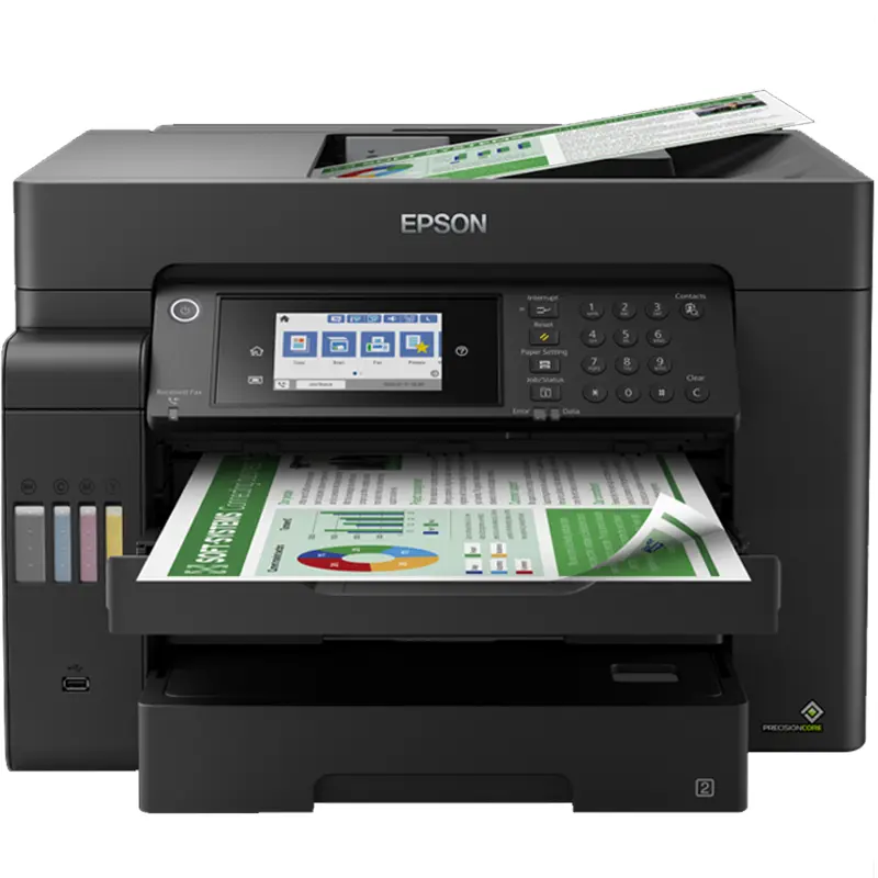 Imprimante à réservoir intégré Multifonctions 4 en 1 Epson EcoTank L15150 A3+ Avec 5 Bouteilles D&rsquo;encre Incluses