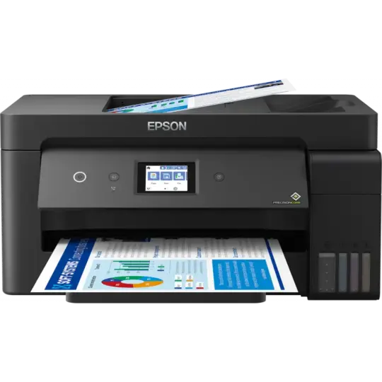 Imprimante à réservoir intégré Multifonctions 4 en 1 Epson EcoTank L14150 A3+ / Avec 1 kit complet de bouteilles d’encre Inclus