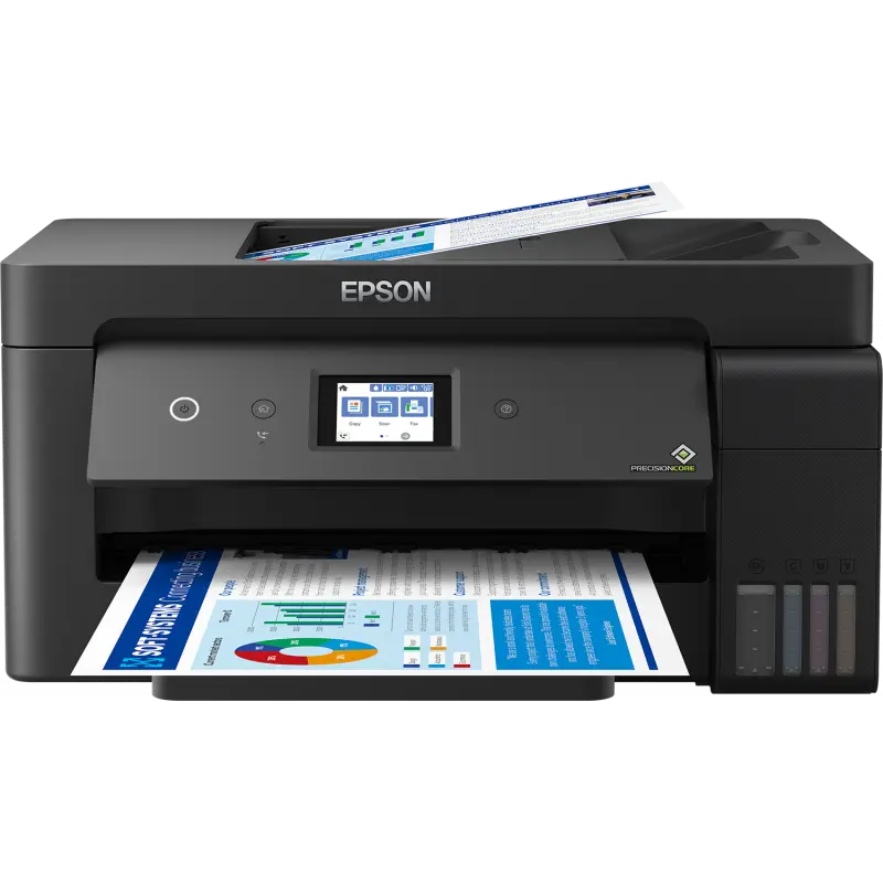 Imprimante à réservoir intégré Multifonctions 4 en 1 Epson EcoTank L14150 A3+ / Avec 1 kit complet de bouteilles d’encre Inclus