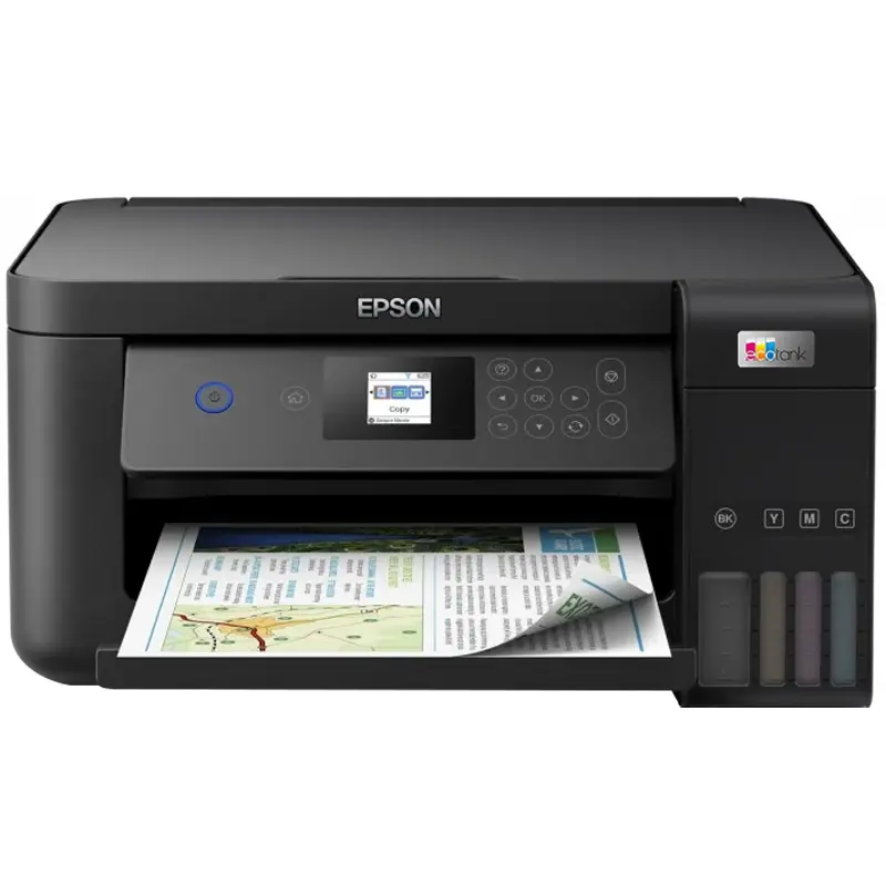 Imprimante Multifonction à réservoir intégré 3en1 couleur Epson ECOTANK L4260 / A4 / WiFi + 5 Bouteilles d&rsquo;encres Epson Incluses