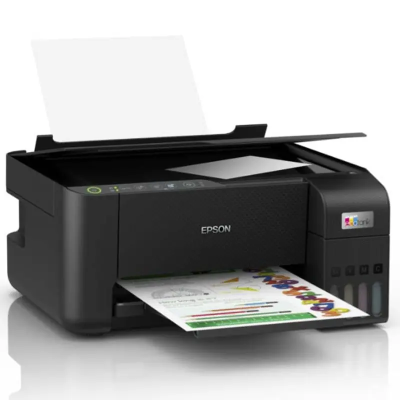 Imprimante Multifonction à réservoir intégré 3en1 couleur Epson ECOTANK L3251 / WiFi + 5 Bouteilles d&rsquo;encre Epson Incluses