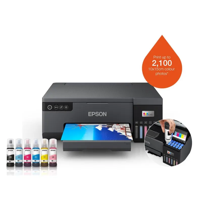 Imprimante à Réservoir Intégré EPSON ECOTANK L8050 Couleur / WIFI