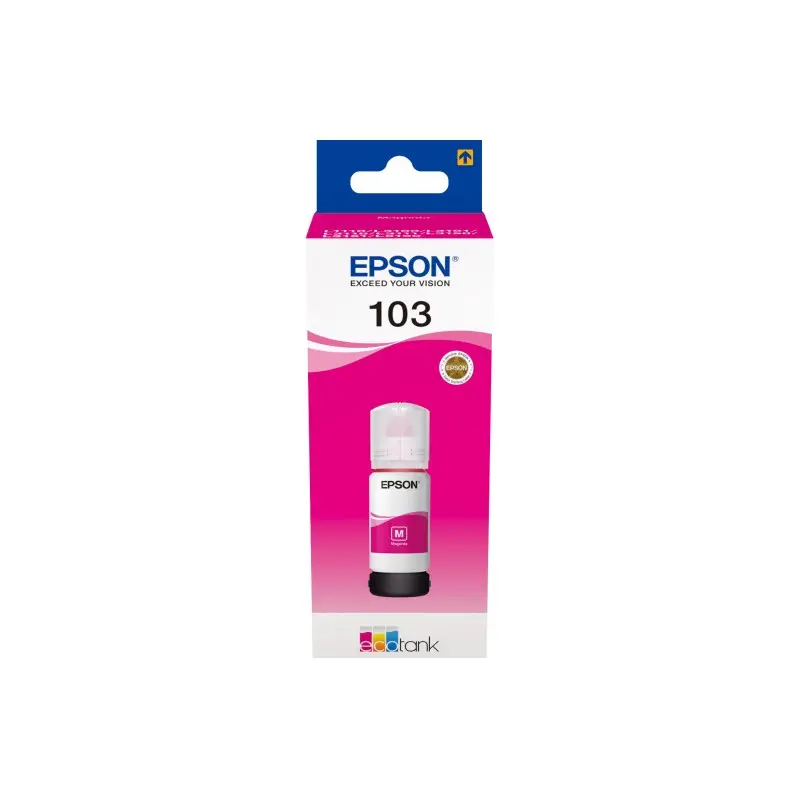 Bouteille d&rsquo;encre Originale Epson EcoTank 103 / Magenta