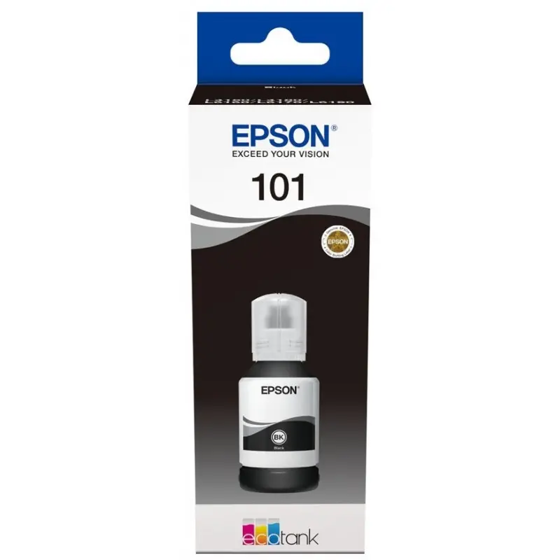 Bouteille d&rsquo;encre Originale Epson EcoTank 101 / Noir