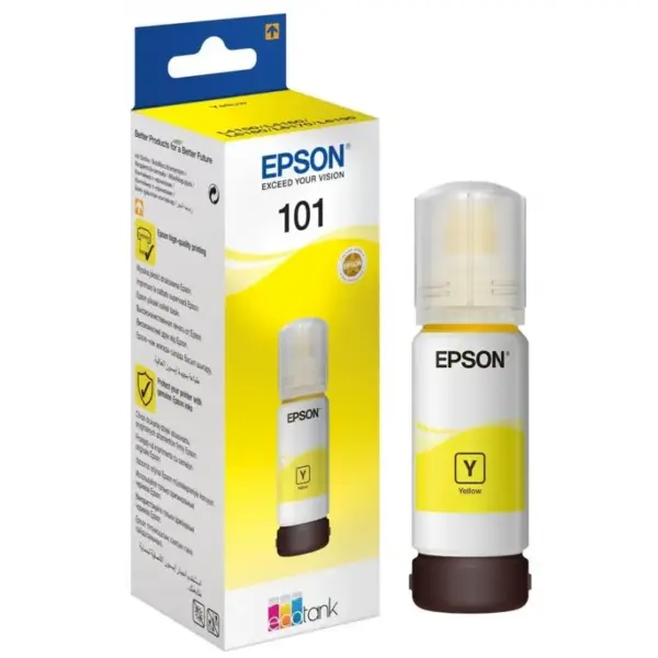 Bouteille d'encre Originale Epson EcoTank 101 / Yellow