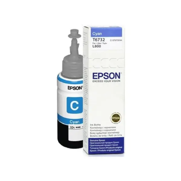 Bouteille d'encre Epson T6732 Cyan 70ml