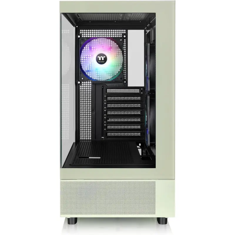 Boîtier Gaming Moyen Tour Thermaltake View 270 Plus TG / E-ATX / RGB / Avec Panneaux Vitrés-A / Vert