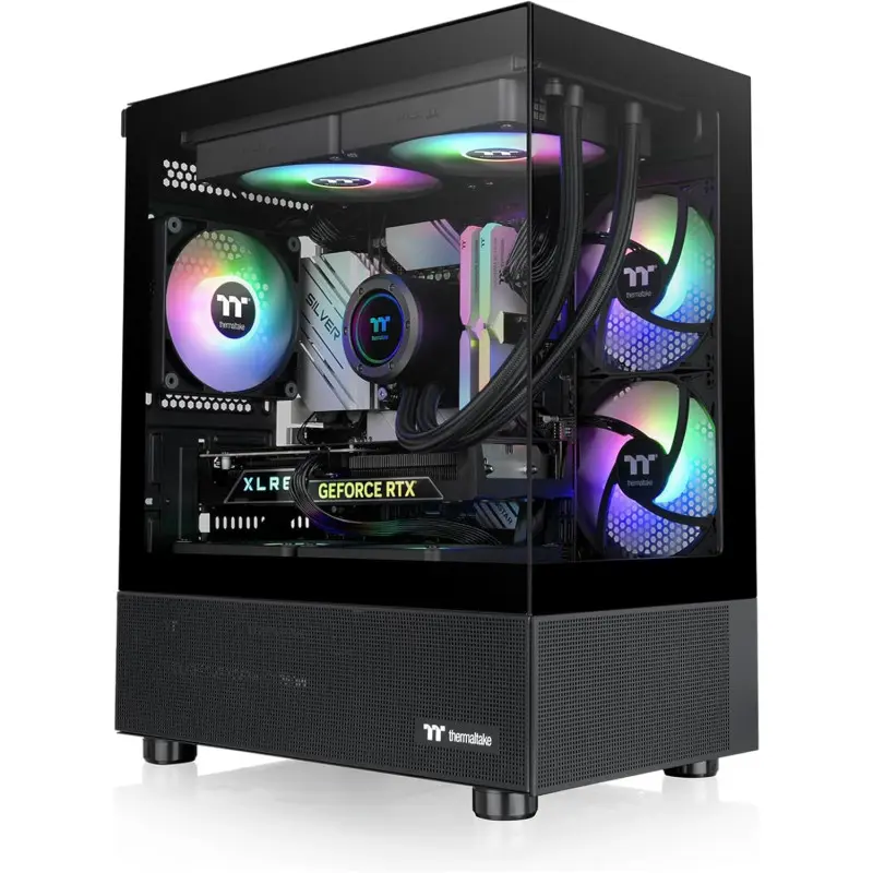 Boîtier Gaming Thermaltake View 170 TG / Micro-ATX / ARGB / Noir
