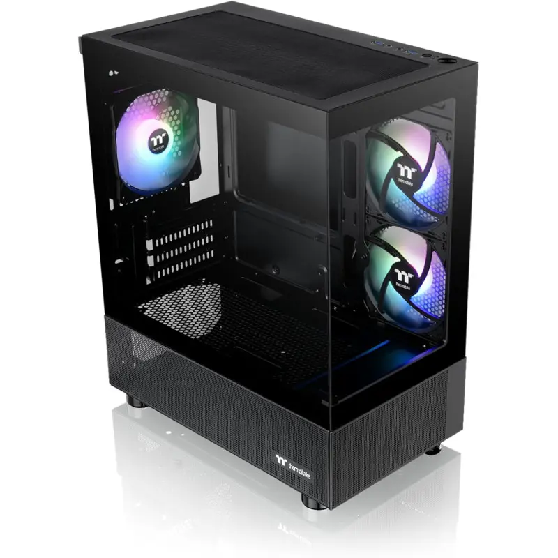 Boîtier Gaming Thermaltake View 170 TG / Micro-ATX / ARGB / Noir