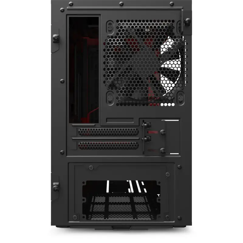 Boitier Gamer NZXT H210 / Noir et Rouge