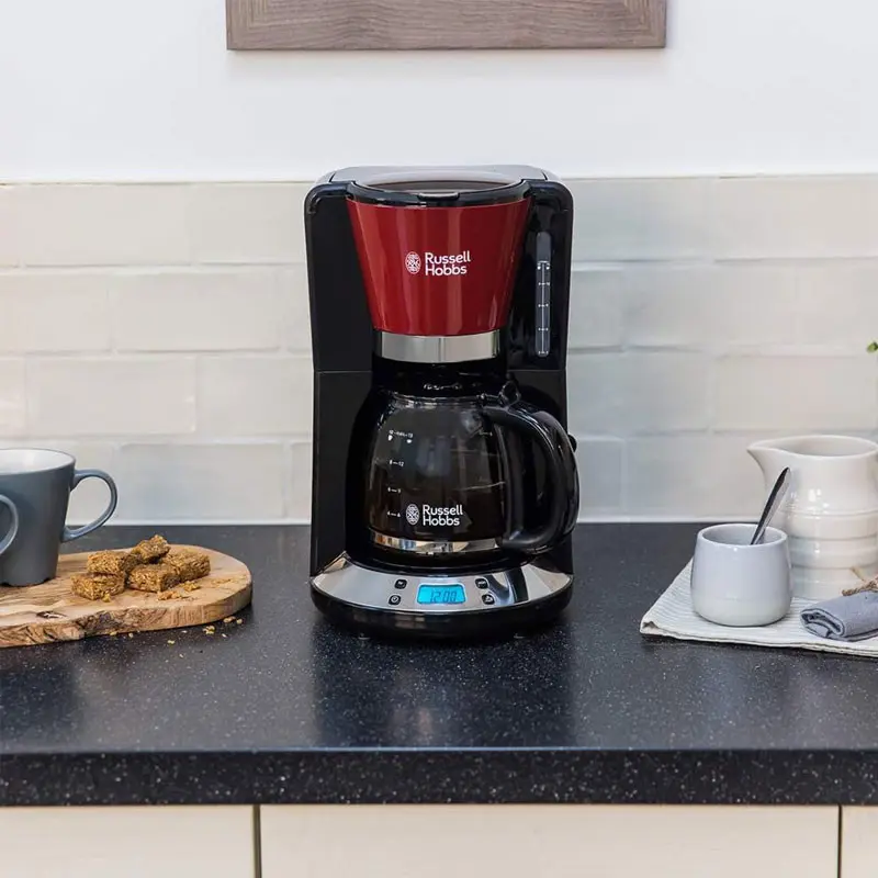 Cafetière Colours plus RUSSEL HOBBS 1.25 Litre / RED / 24031-56
