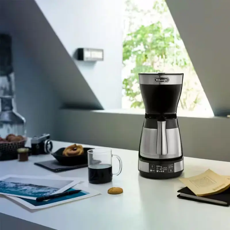 Cafetière Filtre DELONGHI AVEC BOL THERMIQUE 1200W /INOX