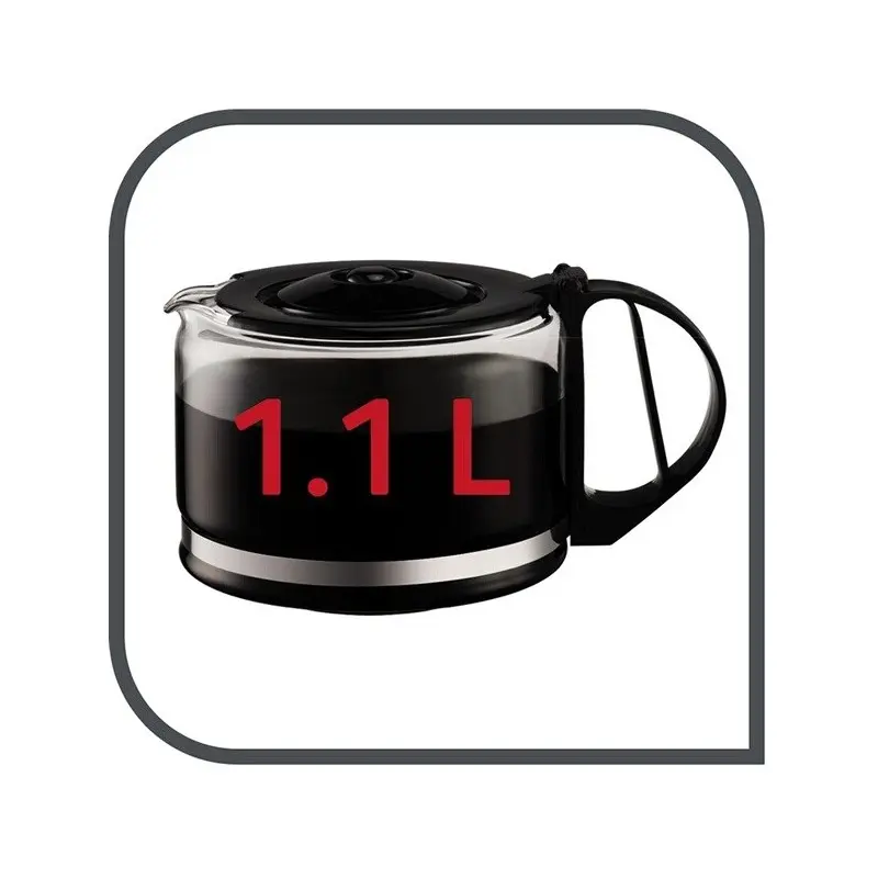 Cafetiére Moulinex Uno FG121811 / 800 W / Noir