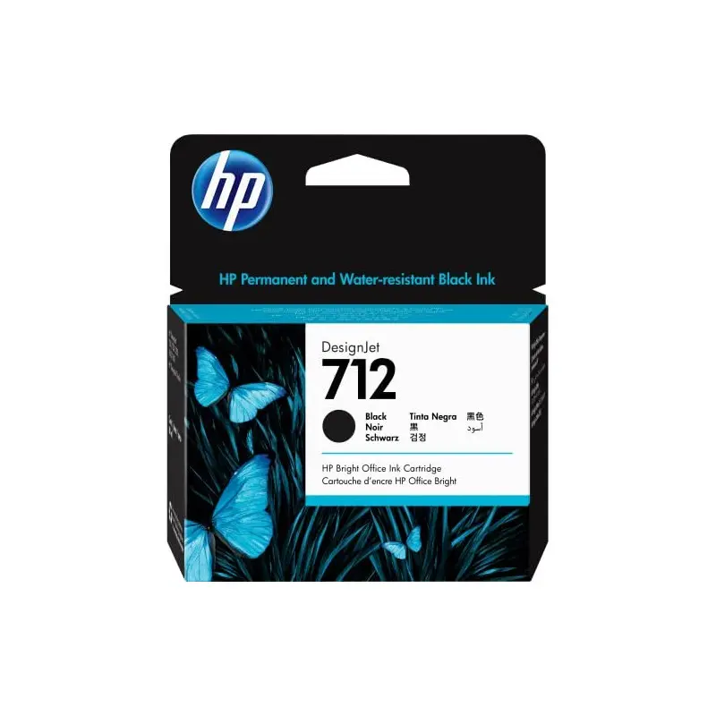 Cartouche d&rsquo;encre DesignJet HP 712 / Noir