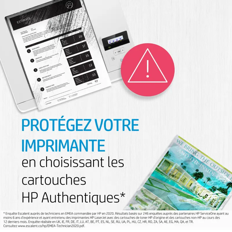 cartouche d&rsquo;encre jaune grande capacité HP 953XL