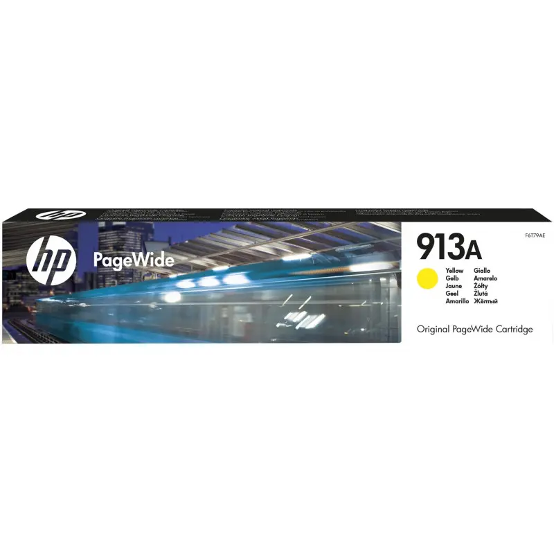 Cartouche d&rsquo;encre Originale HP PageWide 913A / Jaune