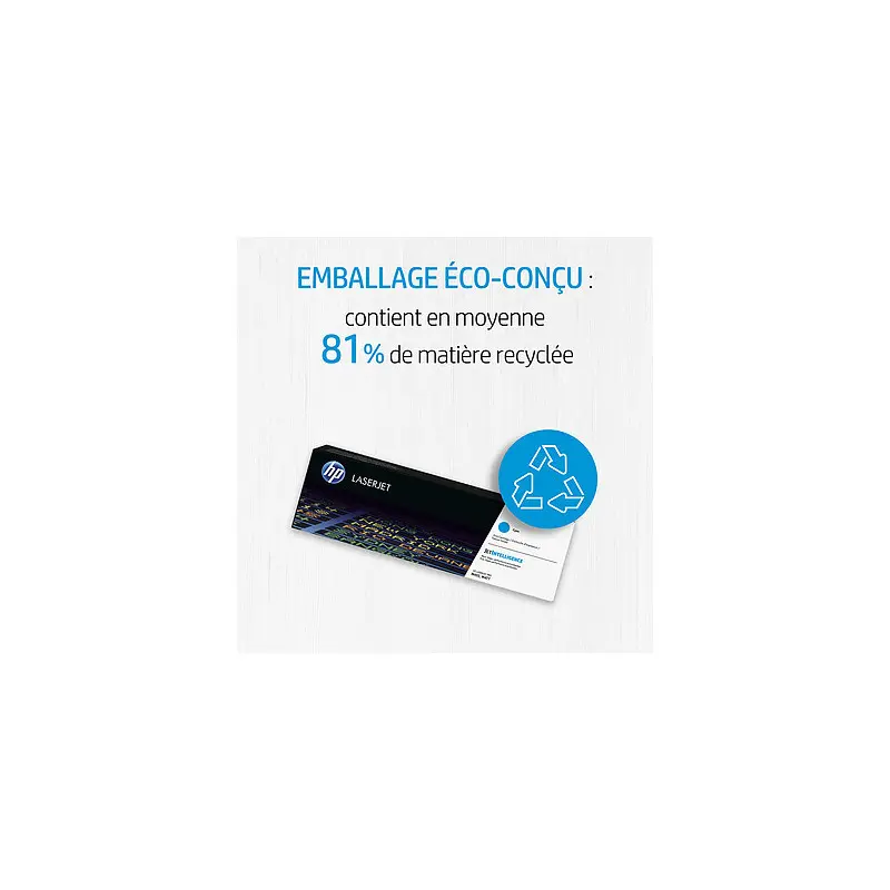 Cartouche de toner HP 207A cyan LaserJet originale / 1 250 pages W2211A