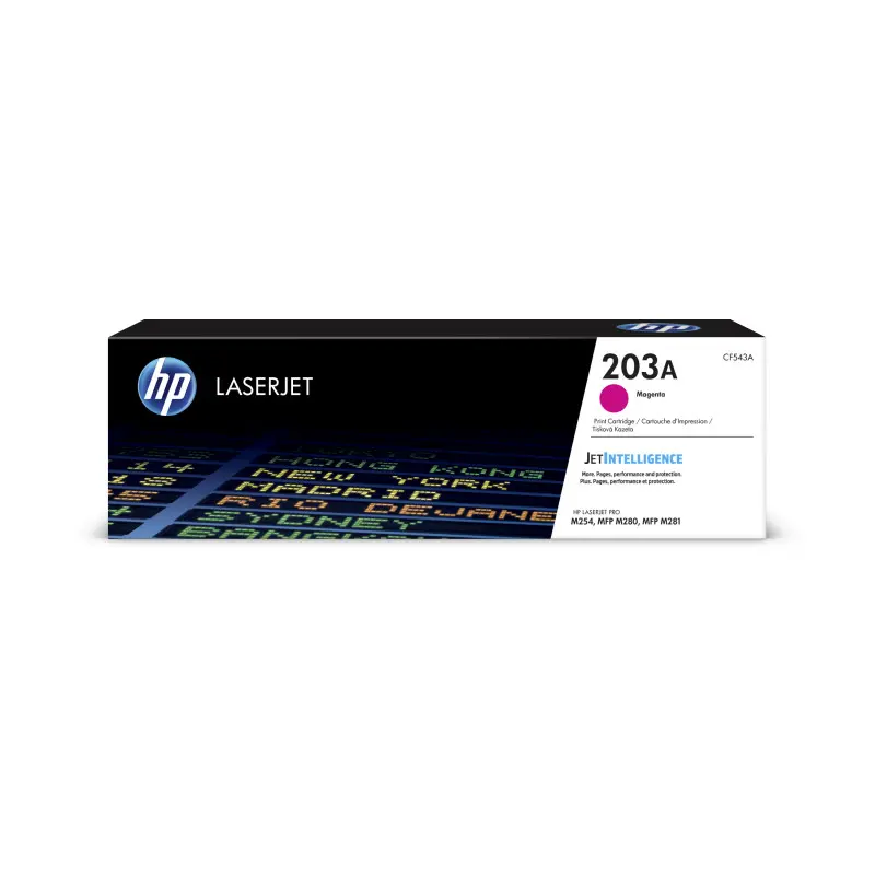 Cartouche de toner magenta authentique HP 203A pour LaserJet / CF543A