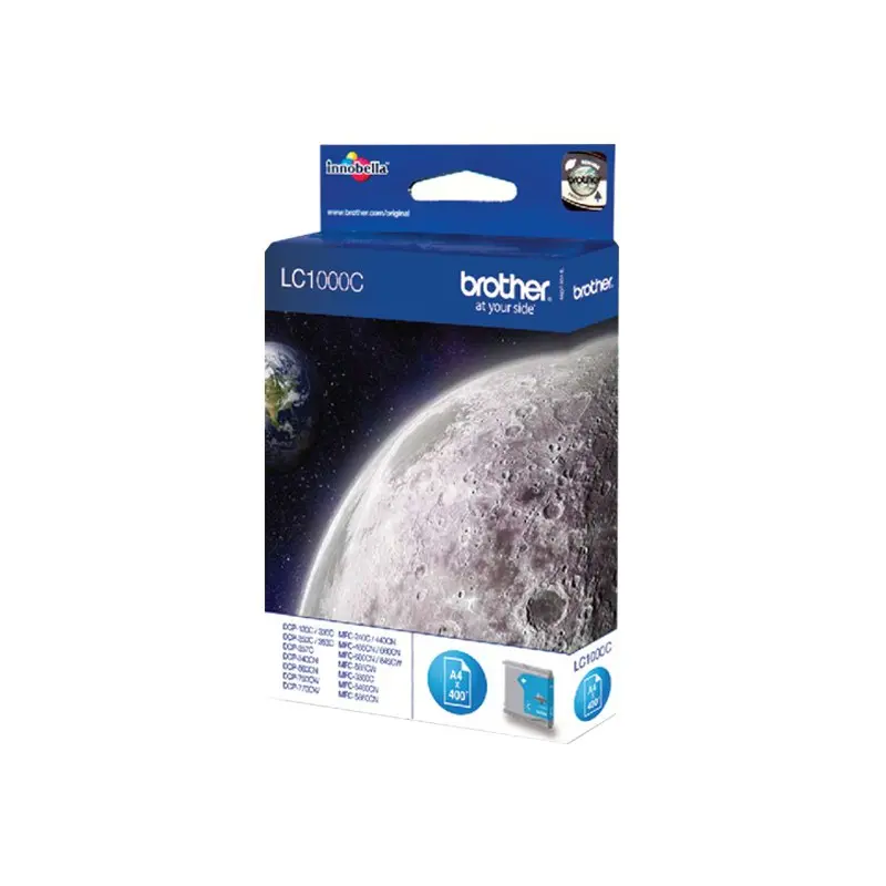 Cartouche Jet d&rsquo;encre Originale Brother LC1000C / Cyan
