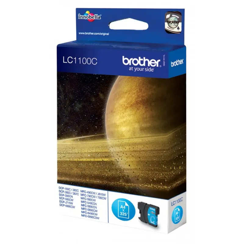 Cartouche Jet d&rsquo;encre Originale Brother LC1100C / Cyan