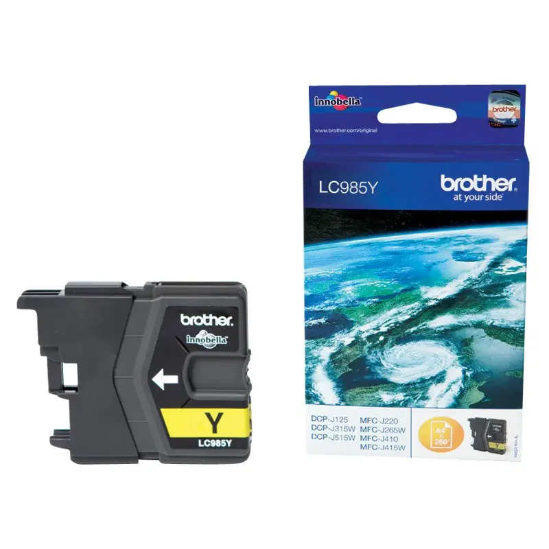 Cartouche Jet d&rsquo;encre Originale Brother LC985Y / Jaune