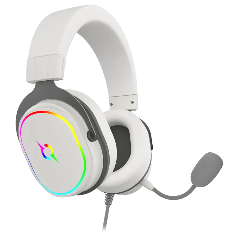 Casque Micro GAMER AQIRYS ALTAIR / Filaire / Blanc
