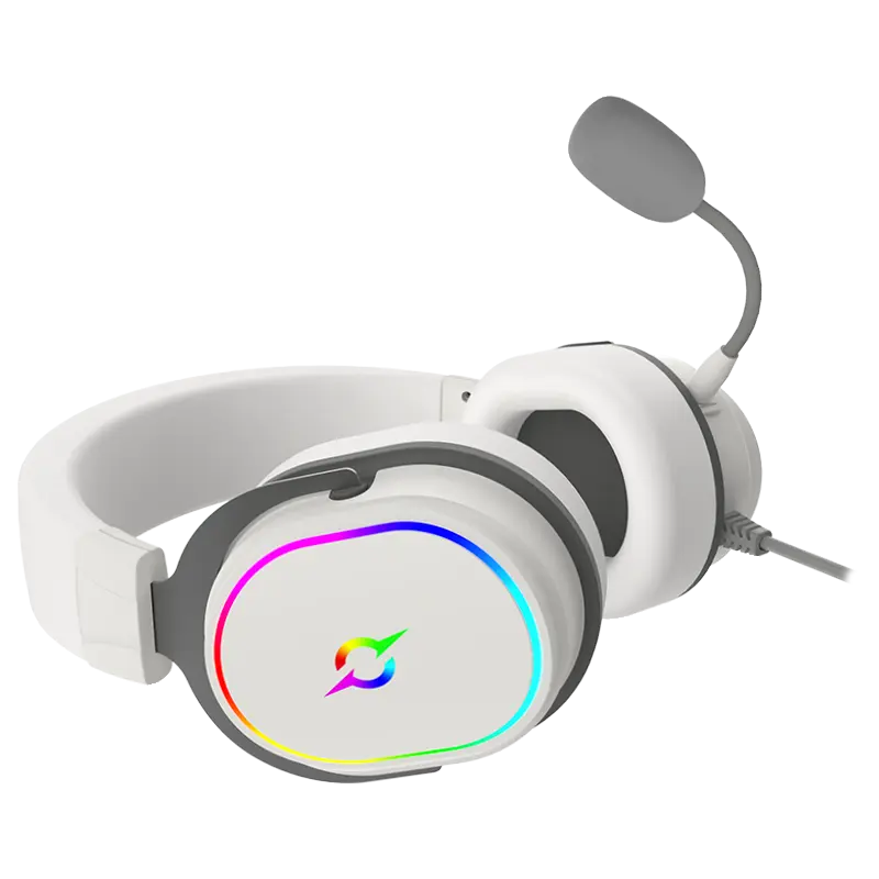 Casque Micro GAMER AQIRYS ALTAIR / Filaire / Blanc